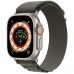 Apple Watch Ultra GPS + Cellular 49mm Titanium Case з Green Alpine Loop - Small (MNHC3, MNHJ3)