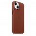 Apple iPhone 14 Leather Case with MagSafe - Umber (MPP73)