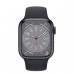 Apple Watch Series 8 GPS + Cellular 41mm Midnight Aluminum Case with Midnight Sport Band - S/M (MNUV3)
