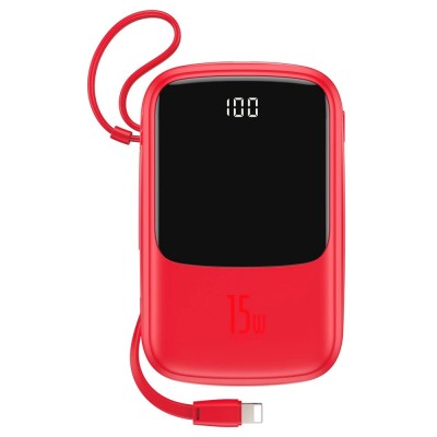 Внешний аккумулятор Baseus Qpow 10000 mAh Red (PPQD-B09)