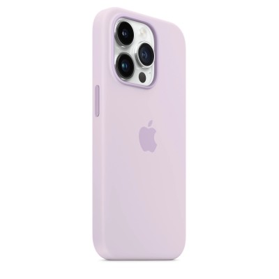 Apple iPhone 14 Pro Silicone Case with MagSafe - Lilac (MPTJ3)