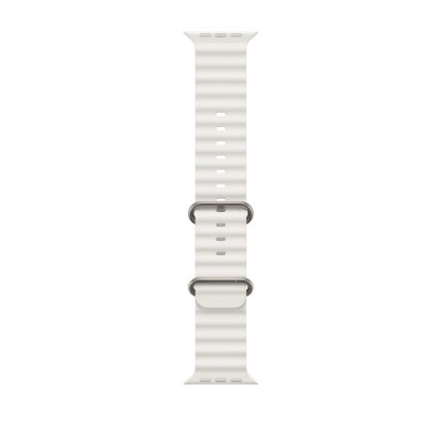 Apple Watch Ultra GPS + Cellular 49mm Titanium Case with White Ocean Band (MNH83, MNHF3)