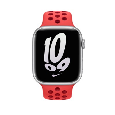 Apple Bright Crimson/Gym Red Nike Sport S/M для Apple Watch 38/40/41mm (MPGX3)