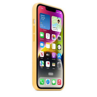 Apple iPhone 14 Silicone Case with MagSafe - Sunglow (MPT23)