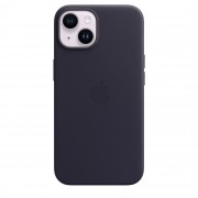 Apple iPhone 14 Leather Case with MagSafe - Ink (MPP63)