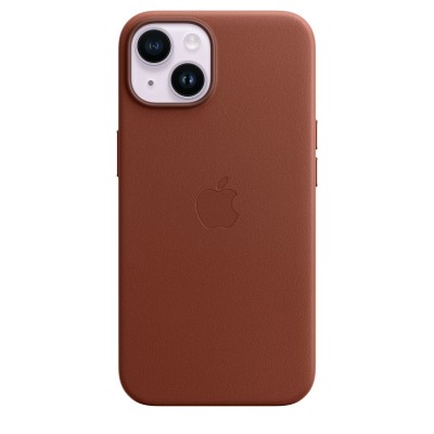 Apple iPhone 14 Leather Case with MagSafe - Umber (MPP73)