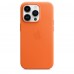 Apple iPhone 14 Pro Leather Case with MagSafe - Orange (MPPL3)