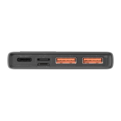 Внешний аккумулятор Baseus Adaman Metal Digital Display PD3.0+QC3.0 22.5W 10000mAh Black (PPAD000001)
