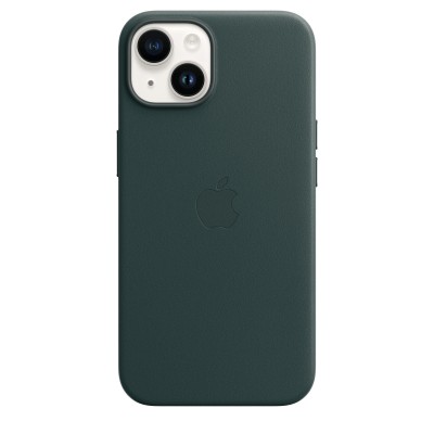 Apple iPhone 14 Leather Case with MagSafe - Forest Green (MPP53)