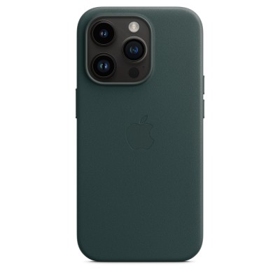 Apple iPhone 14 Pro Leather Case with MagSafe - Forest Green (MPPH3)