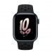 Apple Watch Nike Series 8 GPS + Cellular 41mm Midnight Aluminum Case з Black/Black Nike Sport Band - Regular (MPGN3)