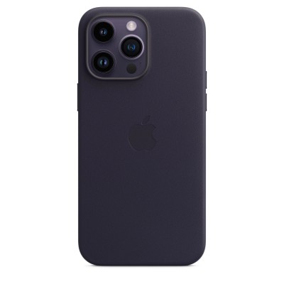 Apple iPhone 14 Pro Max Leather Case with MagSafe - Ink (MPPP3)