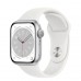 Apple Watch Series 8 GPS 41mm Silver Aluminum Case with White Sport Band - Regular (MP6K3)