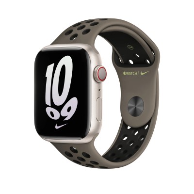 Apple Olive Grey/Black Nike Sport Band S/M для Apple Watch 38/40/41mm (MPGU3)