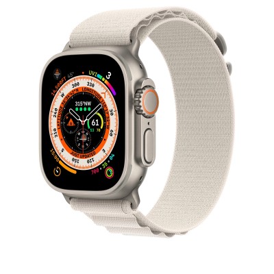 Apple Alpine Loop Band Small для Apple Watch 49mm - Starlight (MQE53)