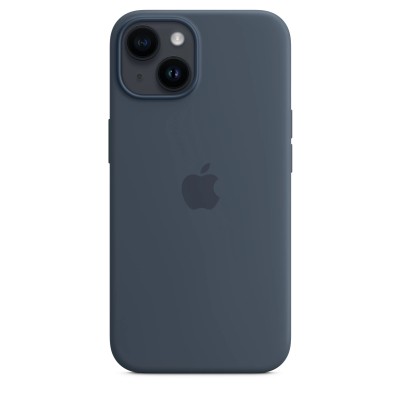 Apple iPhone 14 Silicone Case with MagSafe - Storm Blue (MPRV3)