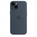 Apple iPhone 14 Silicone Case with MagSafe - Storm Blue (MPRV3)