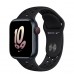 Apple Watch Nike Series 8 GPS + Cellular 41mm Midnight Aluminum Case з Black/Black Nike Sport Band - Regular (MPGN3)