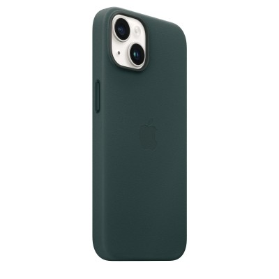 Apple iPhone 14 Leather Case with MagSafe - Forest Green (MPP53)