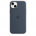 Apple iPhone 14 Plus Silicone Case with MagSafe - Storm Blue (MPT53)
