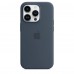 Apple iPhone 14 Pro Silicone Case with MagSafe - Storm Blue (MPTF3)