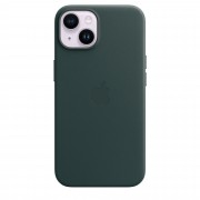 Apple iPhone 14 Leather Case with MagSafe - Forest Green (MPP53)