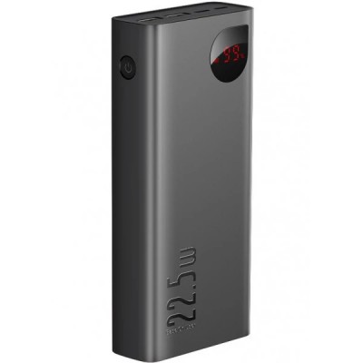 Внешний аккумулятор Baseus Adaman Metal Digital Display 30000mAh 22.5W Black (PPIMDA-C0A)