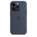 Apple iPhone 14 Pro Silicone Case with MagSafe - Storm Blue (MPTF3)