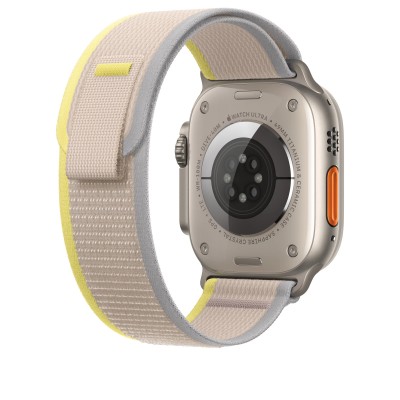 Apple Trail Loop Band S/M для Apple Watch 49mm - Yellow/Beige (MQEG3)