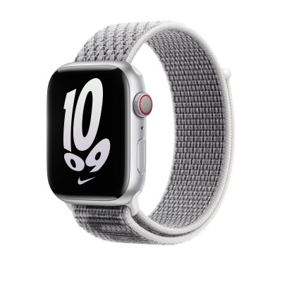 Apple Summit White/Black Nike Sport Loop для Apple Watch 42/44/45/49mm (MPJ03)
