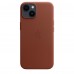 Apple iPhone 14 Leather Case with MagSafe - Umber (MPP73)