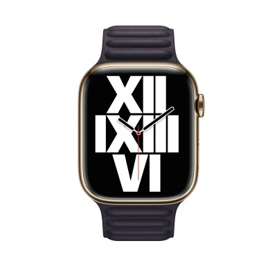 Apple Ink Leather Link S/M для Apple Watch 42/44/45/49mm (MP873)