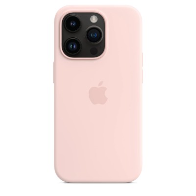 Apple iPhone 14 Pro Silicone Case з MagSafe - Chalk Pink (MPTH3)