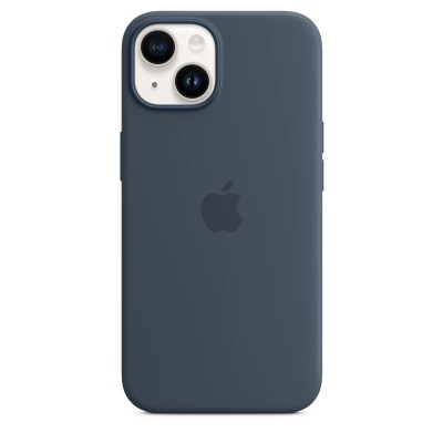 Apple iPhone 14 Silicone Case with MagSafe - Storm Blue (MPRV3)