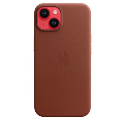 Apple iPhone 14 Leather Case with MagSafe - Umber (MPP73)