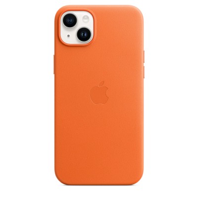 Apple iPhone 14 Plus Leather Case with MagSafe - Orange (MPPF3)