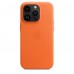 Apple iPhone 14 Pro Leather Case with MagSafe - Orange (MPPL3)