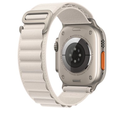 Apple Alpine Loop Band Small для Apple Watch 49mm - Starlight (MQE53)