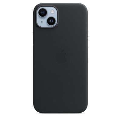 Apple iPhone 14 Plus Leather Case with MagSafe - Midnight (MPP93)