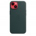 Apple iPhone 14 Leather Case with MagSafe - Forest Green (MPP53)
