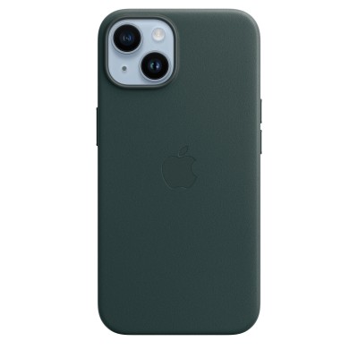 Apple iPhone 14 Leather Case with MagSafe - Forest Green (MPP53)