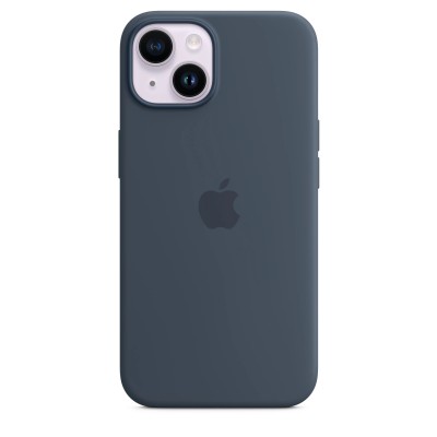 Apple iPhone 14 Silicone Case with MagSafe - Storm Blue (MPRV3)