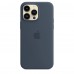 Apple iPhone 14 Pro Max Silicone Case with MagSafe - Storm Blue (MPTQ3)