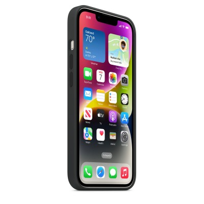 Apple iPhone 14 Silicone Case with MagSafe - Midnight (MPRU3)