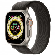 Apple Watch Ultra GPS + Cellular 49mm Titanium Case з Black/Gray Trail Loop - S/M (MQF43, MQFW3)