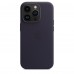 Apple iPhone 14 Pro Leather Case with MagSafe - Ink (MPPJ3)
