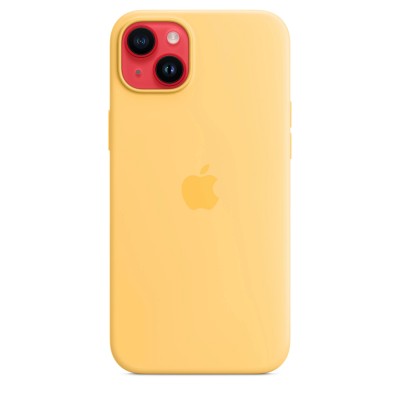 Apple iPhone 14 Plus Silicone Case with MagSafe - Sunglow (MPTD3)