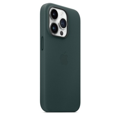 Apple iPhone 14 Pro Leather Case with MagSafe - Forest Green (MPPH3)