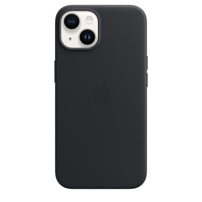 Apple iPhone 14 Leather Case with MagSafe - Midnight (MPP43)