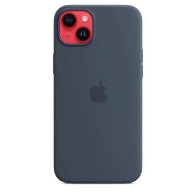 Apple iPhone 14 Plus Silicone Case with MagSafe - Storm Blue (MPT53)